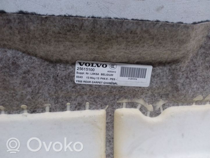 Volvo V40 Cross country Rear floor carpet liner 25615100