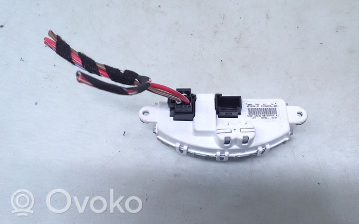 BMW 1 F20 F21 Rezystor / Opornik dmuchawy nawiewu 9270254