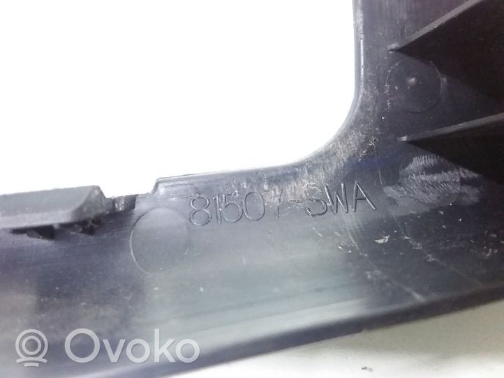 Honda CR-V Cache rail de siège conducteur avant 81507SWA