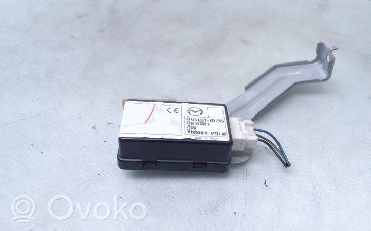 Mazda 6 Keyless go vadības bloks GP9F675DZ