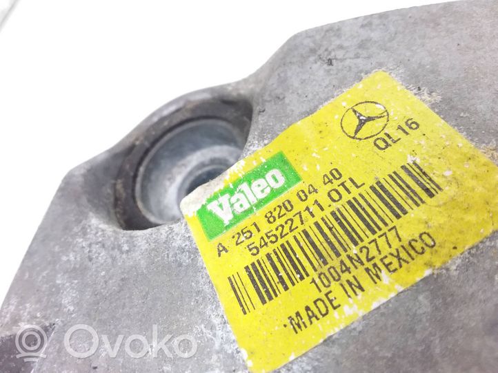 Mercedes-Benz R W251 Mechanizm i silniczek wycieraczek szyby przedniej / czołowej A2518202542