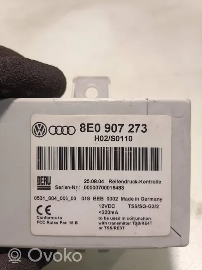 Audi A4 S4 B7 8E 8H Centralina della pressione pneumatico 8E0907273