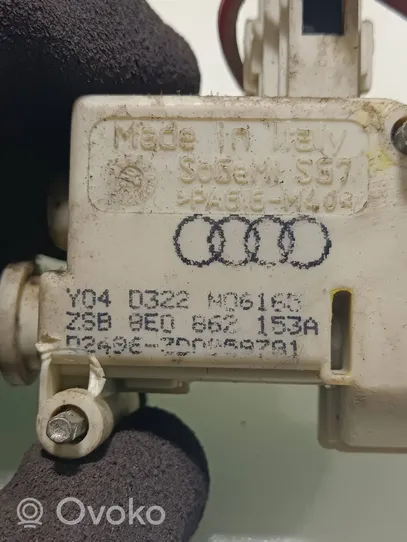 Audi A4 S4 B7 8E 8H Motorino del tappo del serbatoio del carburante 8E0862153A