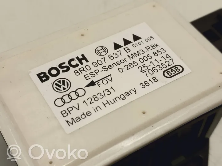 Audi A4 S4 B8 8K Sensore di imbardata accelerazione ESP 8R0907637B