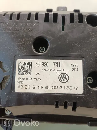 Volkswagen Golf VII Nopeusmittari (mittaristo) 5G1920741