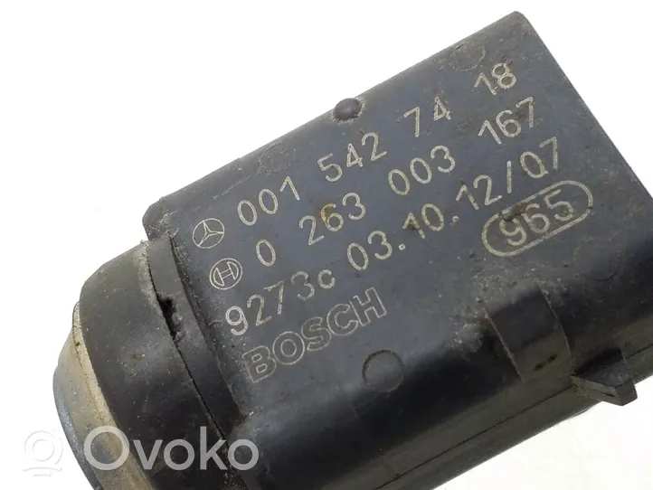 Mercedes-Benz E W211 Sensor PDC de aparcamiento 0015427418