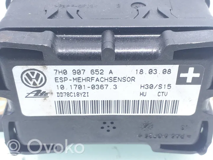 Volkswagen Touareg I ESP (stabilumo sistemos) daviklis (išilginio pagreičio daviklis) 7H0907652A