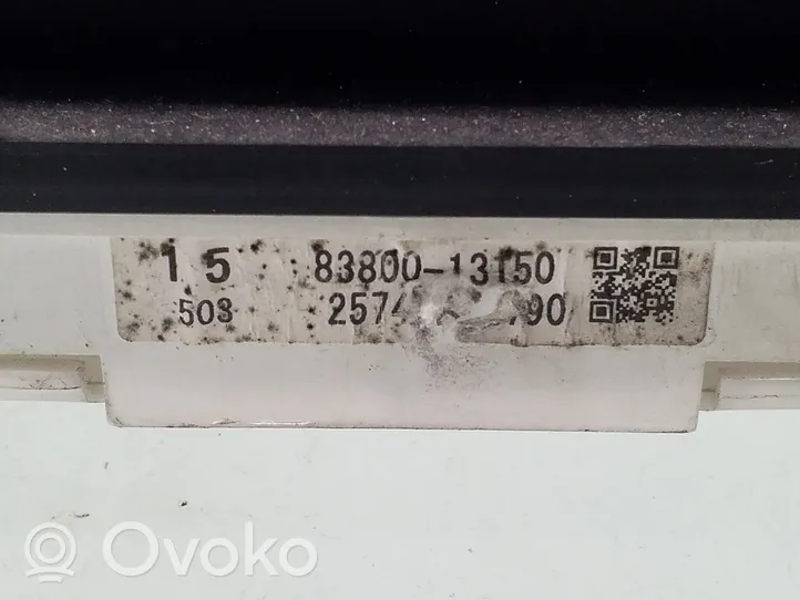 Toyota Corolla Verso E121 Velocímetro (tablero de instrumentos) 8380013150