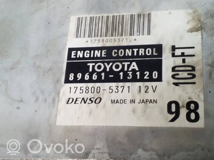 Toyota Corolla Verso E121 Sterownik / Moduł ECU 8966113120