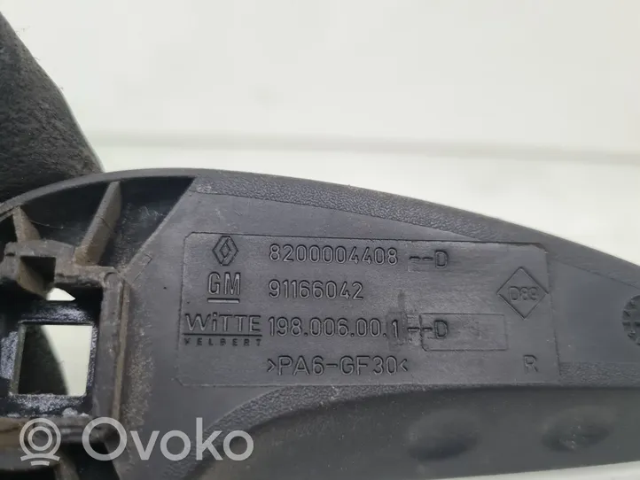 Opel Vivaro Slankiojančių durų atidarymo rankenėlė vidinė 91166042