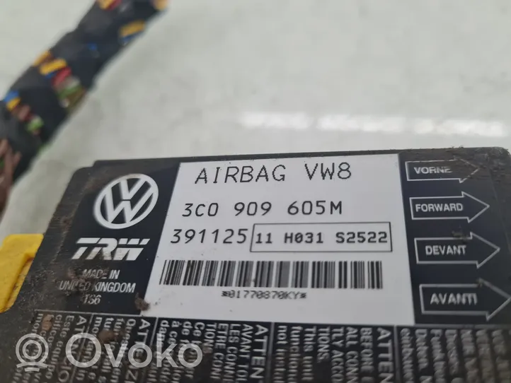 Volkswagen PASSAT B6 Centralina/modulo airbag 3C0909605M
