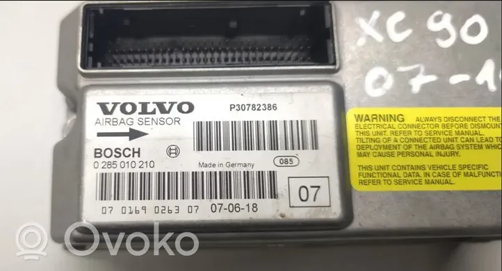 Volvo XC90 Sterownik / Moduł Airbag 30782386
