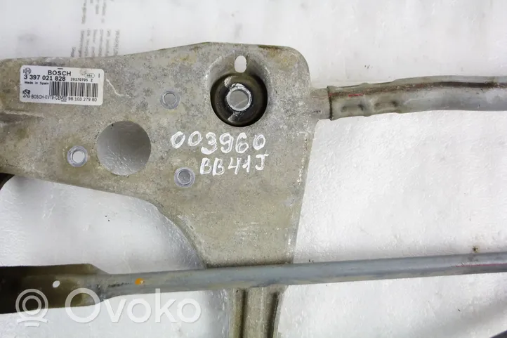 Peugeot 308 Mechanizm wycieraczek szyby przedniej / czołowej 9810327980