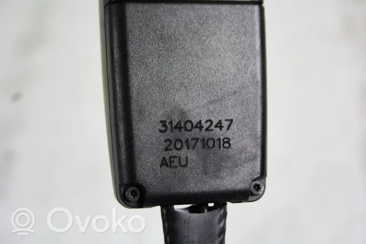 Volvo V40 Cross country Klamra przedniego pasa bezpieczeństwa 31404247