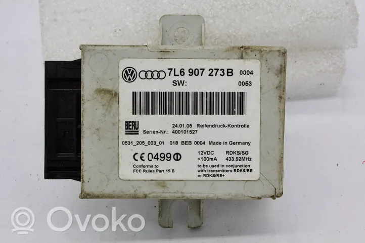 Volkswagen Touareg I Padangų slėgio valdymo blokas 7l6907273b