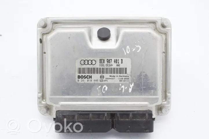 Audi A4 S4 B6 8E 8H Sterownik / Moduł ECU 8E0907401B