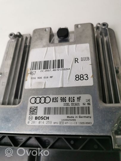 Audi A6 S6 C6 4F Moottorin ohjainlaite/moduuli 03G906016MF