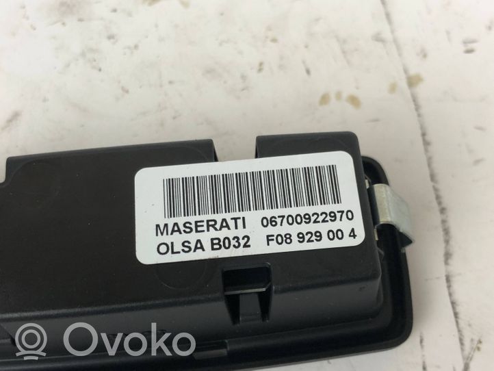 Maserati Levante Sisätilojen valon kytkin 06700922970