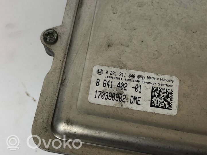 BMW X4 F26 Komputer / Sterownik ECU i komplet kluczy 8641402