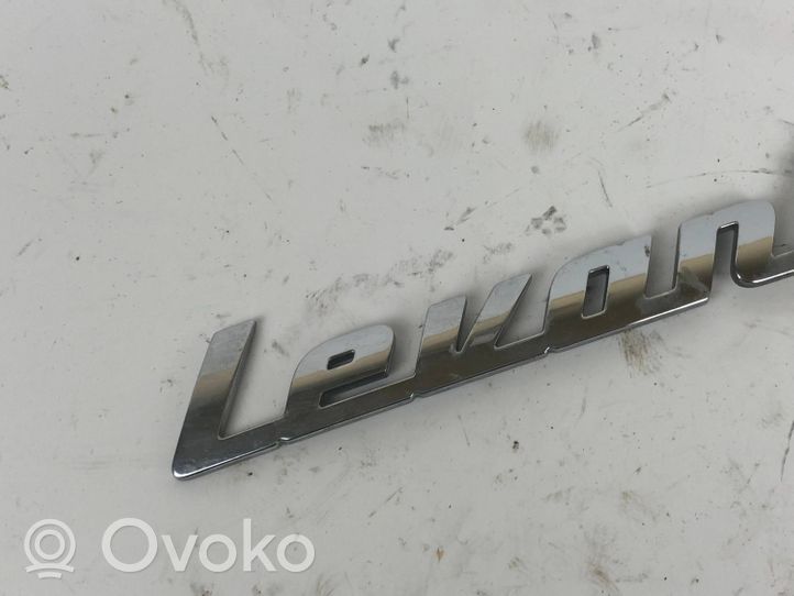 Maserati Levante Insignia/letras de modelo de fabricante 