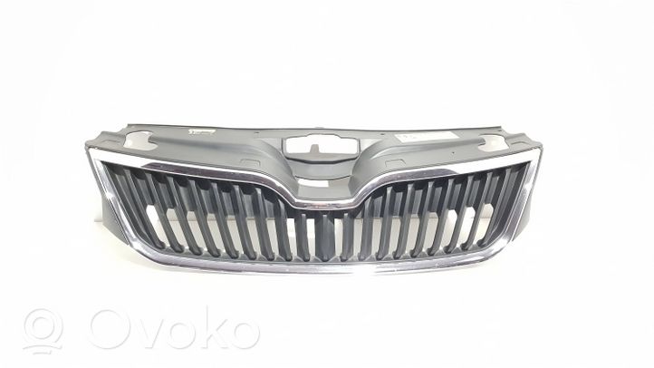 Skoda Rapid (NH) Grille calandre supérieure de pare-chocs avant 5JA853668