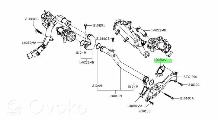 Nissan Pathfinder R51 Klimatyzacja A/C / Komplet 1305000QAB