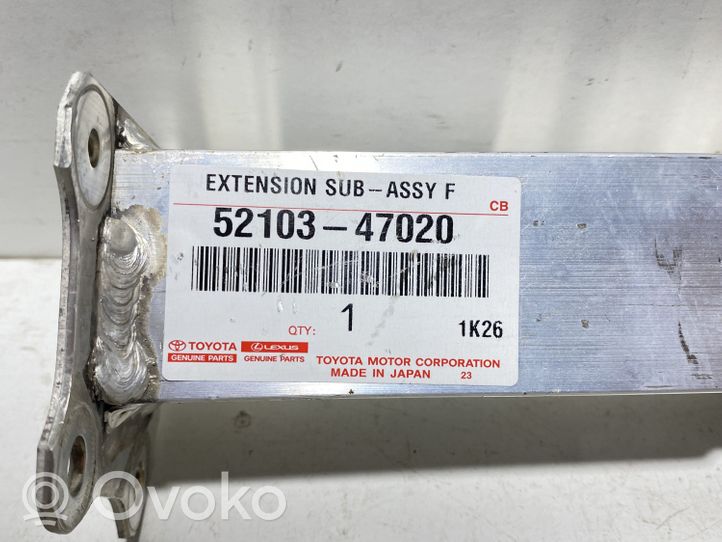 Toyota Prius (XW50) Odbój / Amortyzator zderzaka przedniego 5210347020