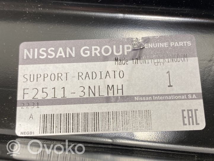 Nissan Leaf II (ZE1) Staffa del pannello di supporto del radiatore parte superiore F25113NLMH