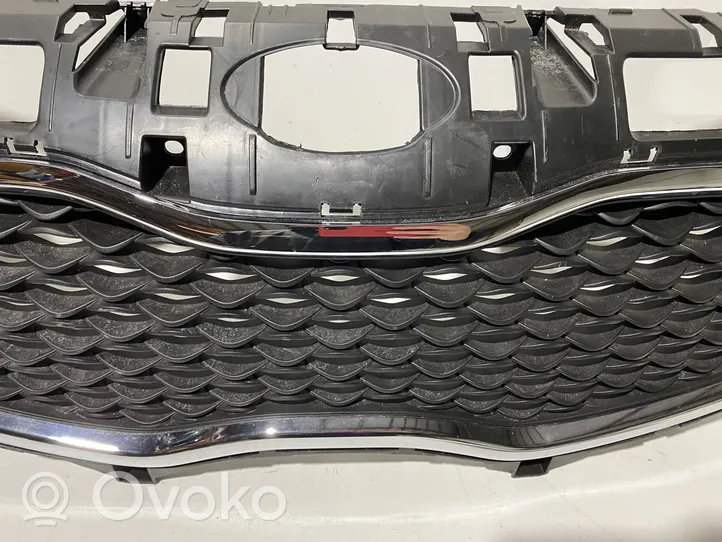 KIA Carens III Grille calandre supérieure de pare-chocs avant 86351A4000