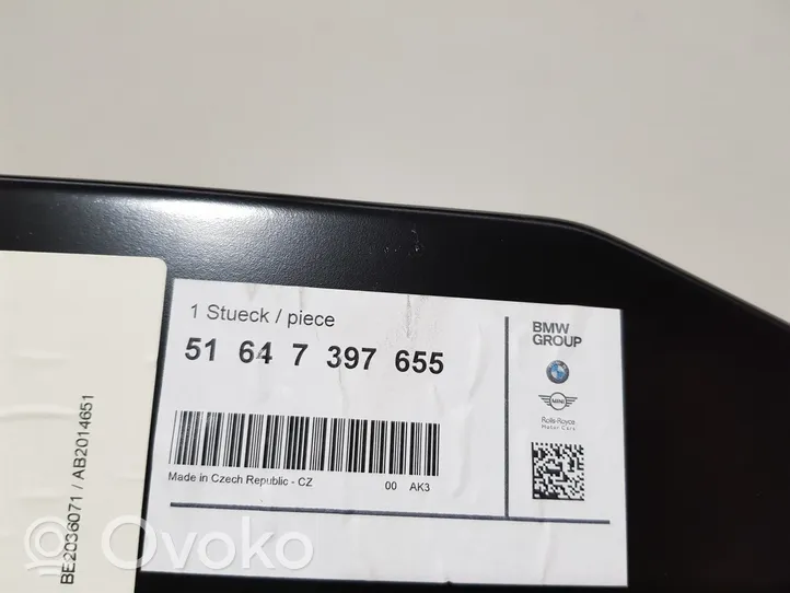 BMW i3 Poutre de soutien de pare-chocs arrière 51647397655