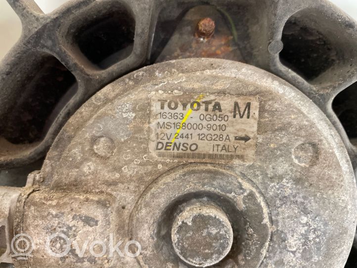 Toyota Corolla Verso E121 Osłona wentylatora chłodnicy 163630G050