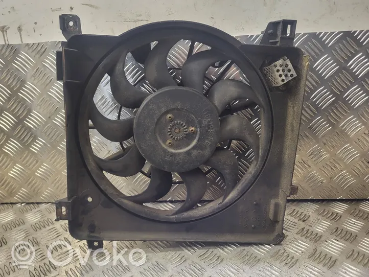 Opel Astra H Radiator cooling fan shroud 24467444