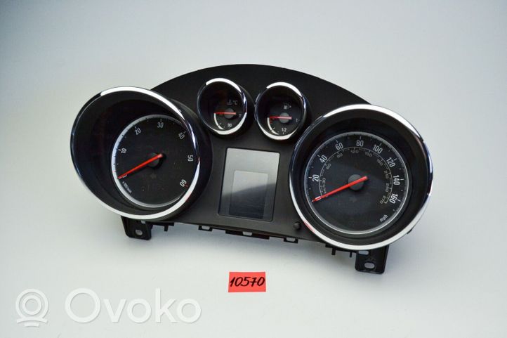 Opel Astra J Spidometras (prietaisų skydelis) 13355667
