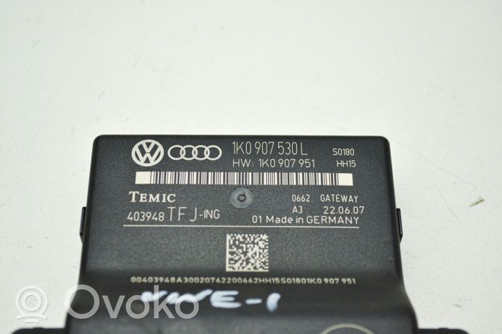 Volkswagen Eos Módulo de control Gateway 1K0907530L