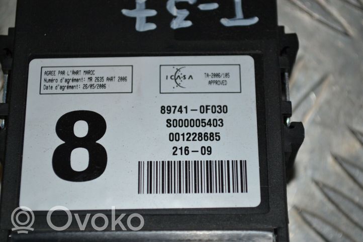 Toyota Verso Centralina/modulo portiere 897410F030