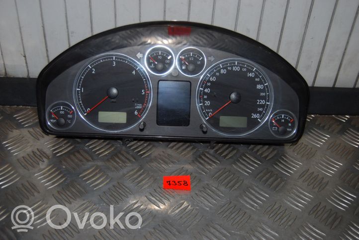 Volkswagen Sharan Compteur de vitesse tableau de bord 7M3920840T