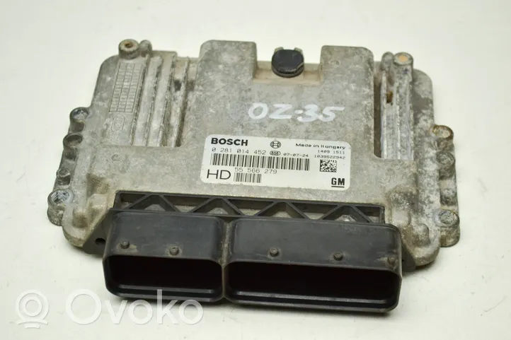 Vauxhall Zafira B Calculateur moteur ECU 0281014452