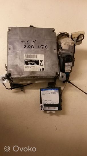 Toyota Corolla Verso E121 Kit centralina motore ECU e serratura 8966113060