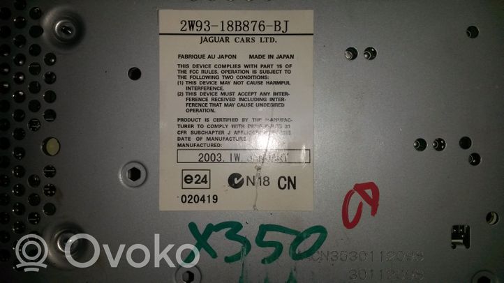 Jaguar XJ X350 Radio / CD/DVD atskaņotājs / navigācija 2W9318B876BJ