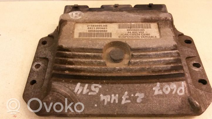 Peugeot 607 Module de commande suspension 9650920480