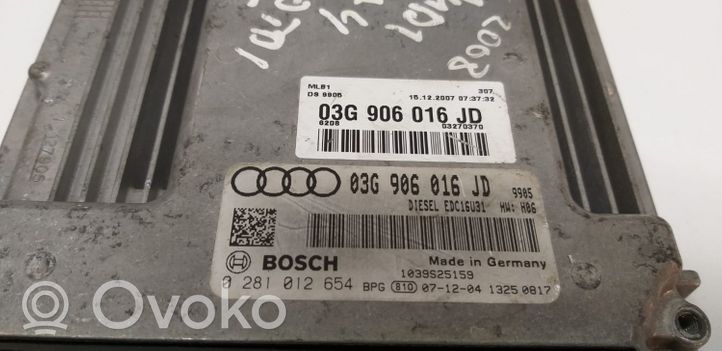 Audi A4 S4 B7 8E 8H Engine control unit/module 03G906016JD