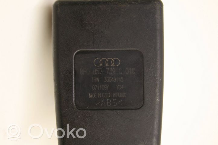 Audi A3 S3 8P Klamra środkowego pasa bezpieczeństwa fotela tylnego 8P0857739C