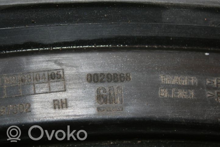 Opel Zafira A Spārna dekoratīvā apdare (moldings) 090597592