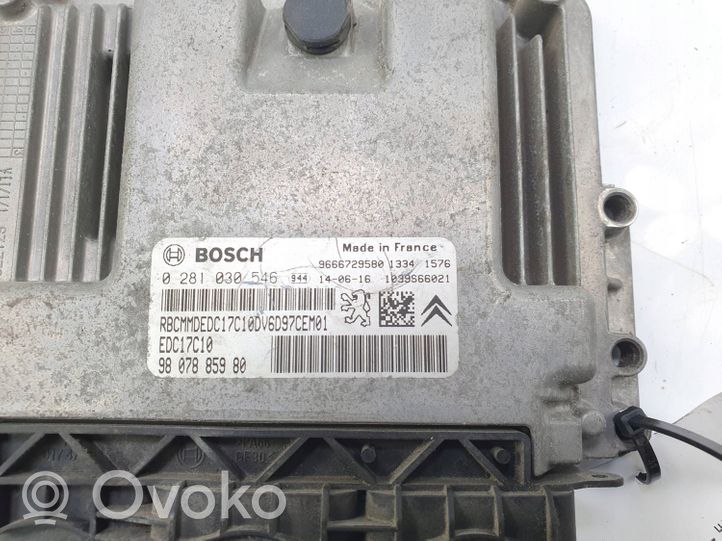 Citroen C-Elysée Unité de commande, module ECU de moteur 9807885980