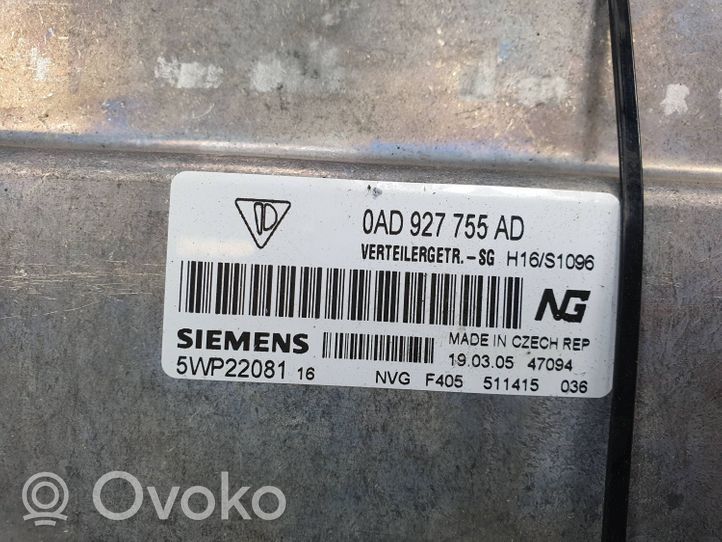 Porsche Cayenne (9PA) Komputer / Sterownik ECU silnika 0AD927755AD