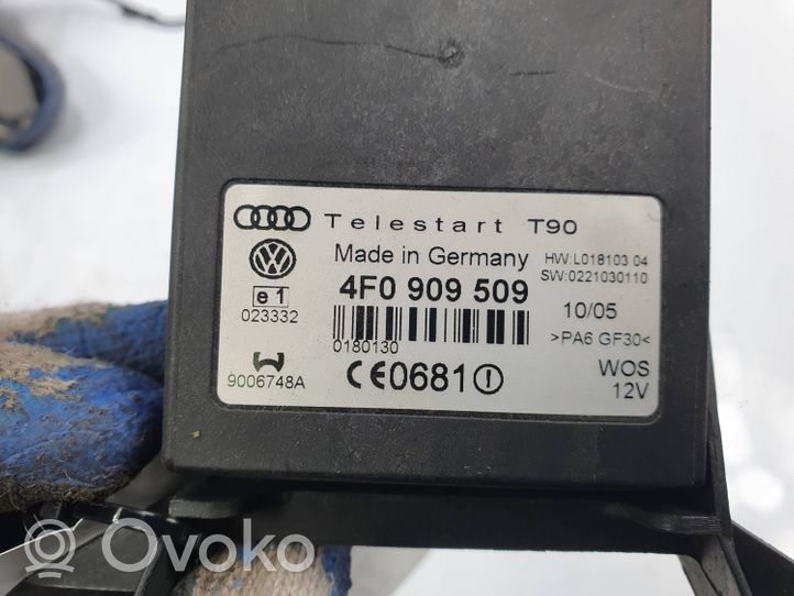 Audi A6 S6 C6 4F Centralina/modulo riscaldamento ausiliario 4F0909509