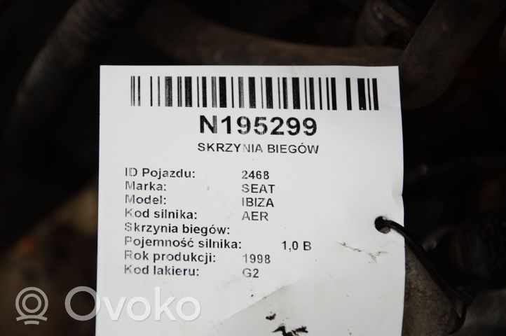 Seat Ibiza II (6k) Manual 5 speed gearbox 48DCE