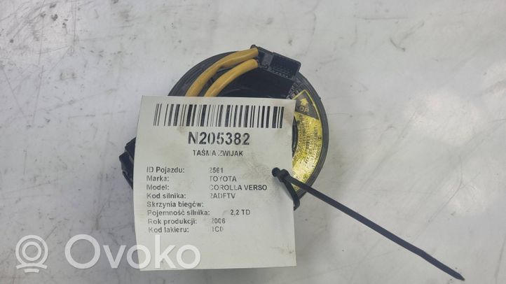 Toyota Corolla Verso E121 Cableado del accionador del airbag 