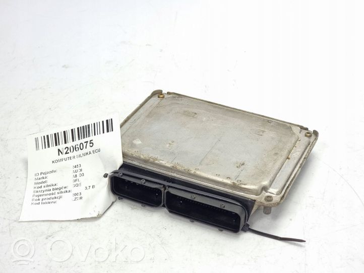 Audi A8 S8 D3 4E Unité de commande, module ECU de moteur 4E0907560