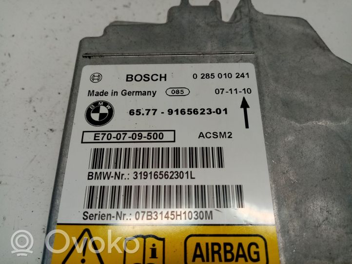 BMW X5 E70 Sterownik / Moduł Airbag 65779165623